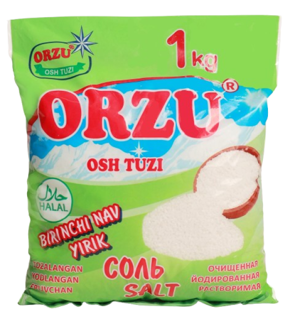 Orzu osh tuzi 1кг - Первый сорт большой Orzu osh tuzi 1кг - Первый сорт большой